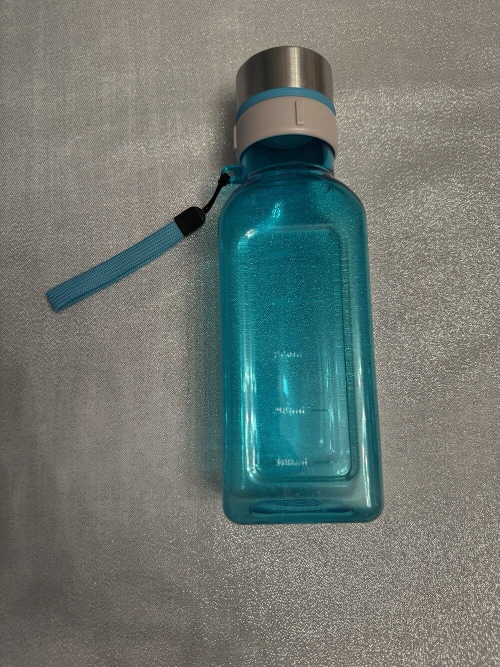 Blue Square Water Bottle Athletic Sport Modern Unique